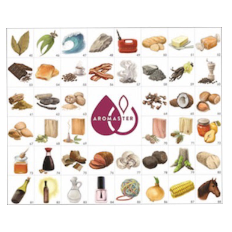 Aromaster: Master Wine Aroma Kits - 88 aromas (includes the Wine Aroma Wheel)