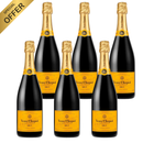 Champagne Veuve Clicquot Yellow Label brut x 6 bottles