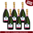 Champagne Besserat de Bellefon Blanc de Noir Grand Cru NV x 6 Bottles