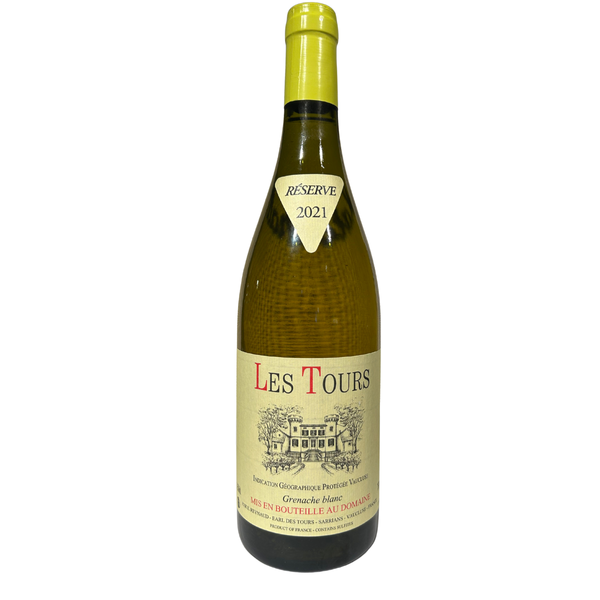 Les Tours - V.D.P Du Vaucluse Grenache Blanc 2021 (E. Reynaud)
