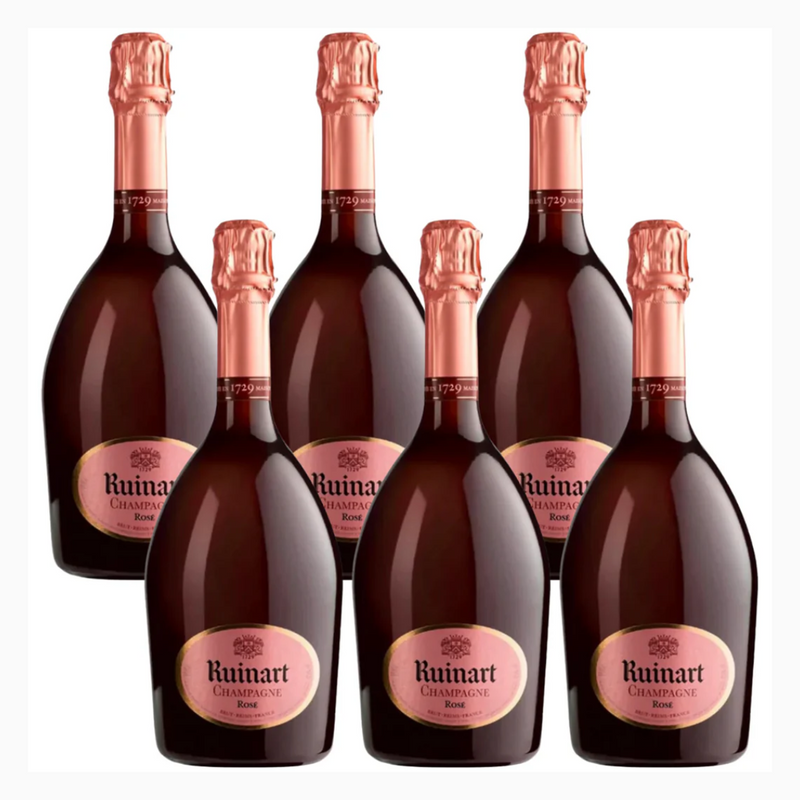 Champagne Ruinart, Rose, NV x 6 bottles