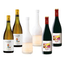 BBQ Wine Ready - 6 Bottles Wine Mixed Case (Pocket-friendly Version 1- 2 White, 2 Red, 2 Rose)
