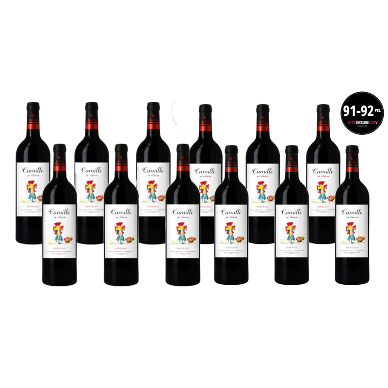 Black Friday Special: Camille de Labrie, Bordeaux Red 2020 -Box of 6 bottles