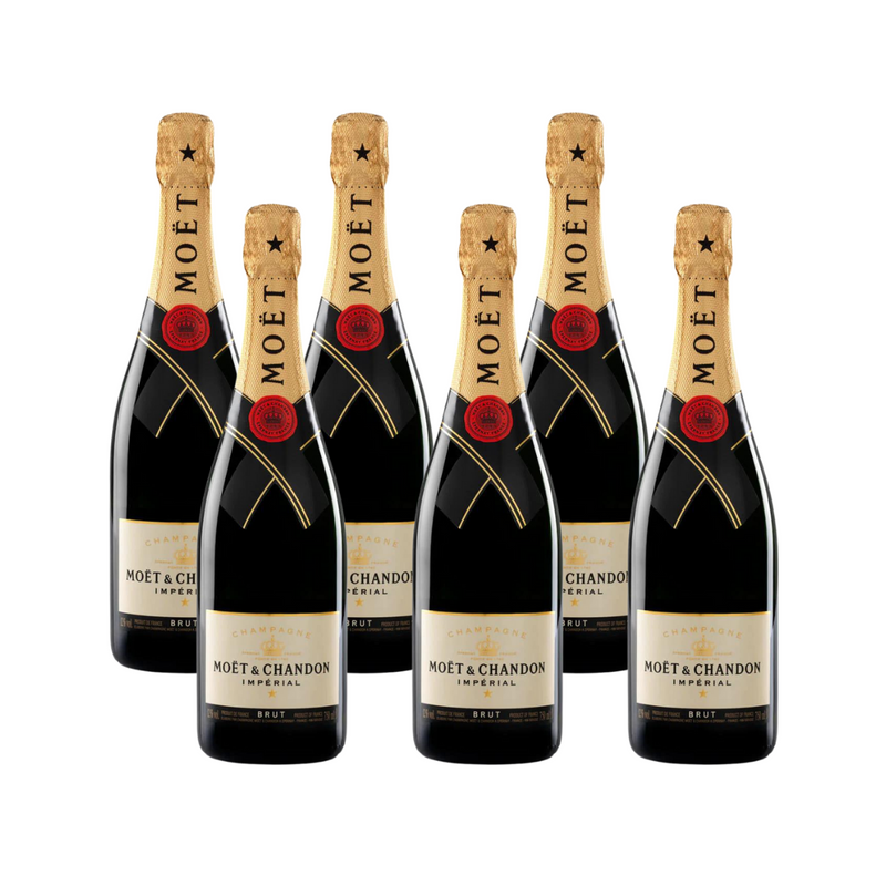 Champagne Moet & Chandon, Brut Imperial, NV x 6 bottles
